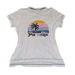 P.J. Salvage “Paradise” Graphic Tee – Ivory – Size M